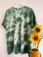 Load image into Gallery viewer, Forest Green Adult Tie Dye Short Sleeve Tshirt