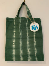 Load image into Gallery viewer, Forest Green Tie Dye Small Tote Bag